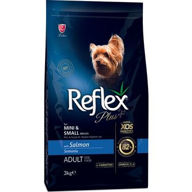Reflex Plus Somonlu Küçük Irk Yetişkin Köpek Maması 3kg
