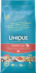Unique Puppy Medium&Large Somon&Hamsili Köpek Maması 15Kg