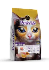 Petiva Yetişkin Balık Etli Kedi Maması 7 kg