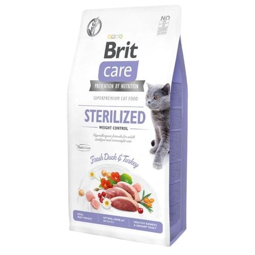 Brit Care Sterilised Weight Control Ördekli 7 kg Kısırlaştırılmış Yetişkin Kedi Maması