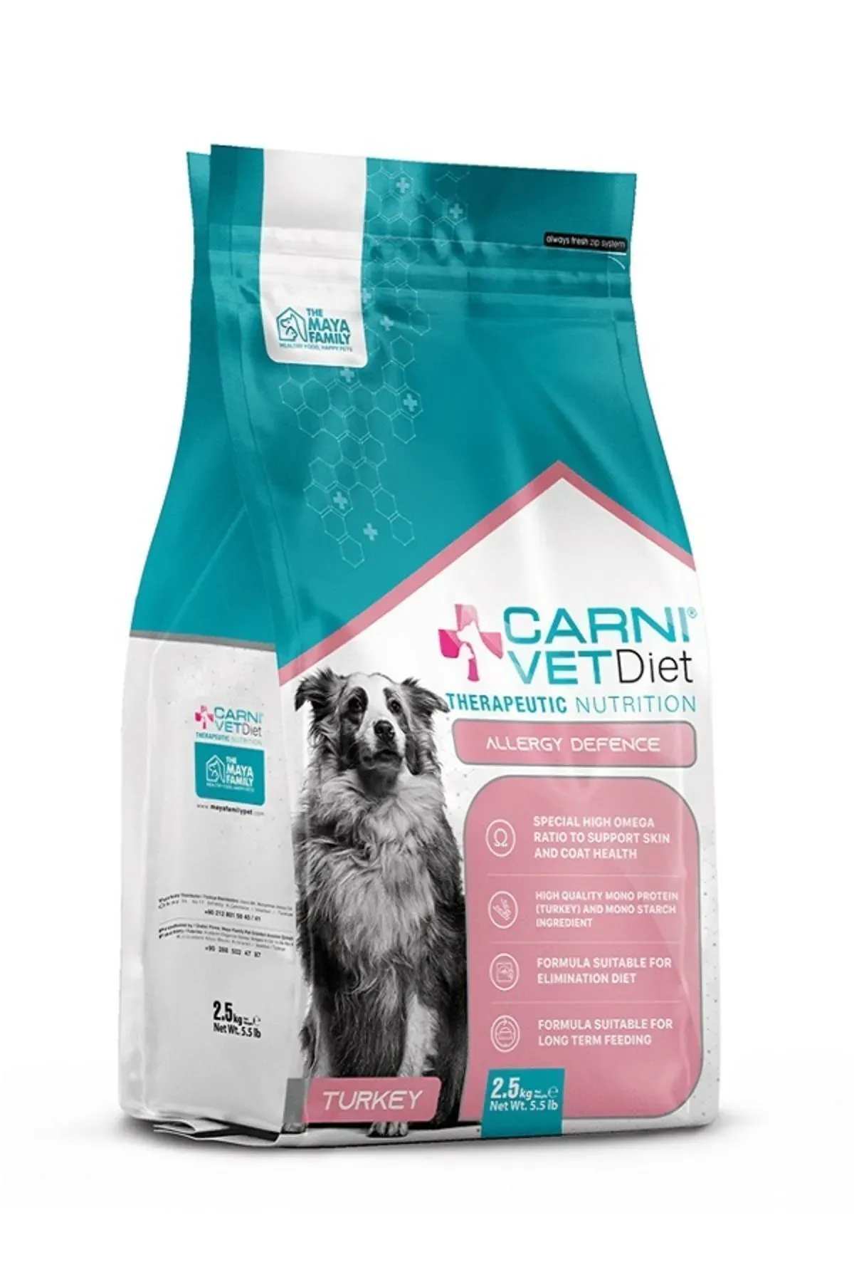 CARNI VET DIET KÖPEK ALLERGY DEFENSE SOMON YETİŞKİN 2,5 kg