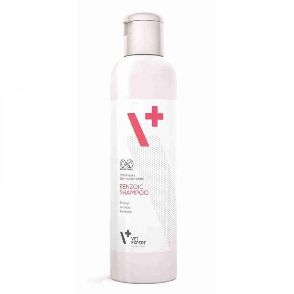 vet expert Benzoik Shampoo Kedi Ve Köpek Şampuanı 250 Ml